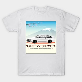 Vintage Japanese Racing League of America AE86 T-Shirt